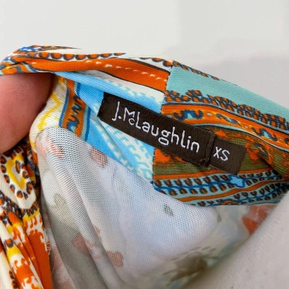 J. McLaughlin Patterned Retro Style Dress - Picture 3 of 12